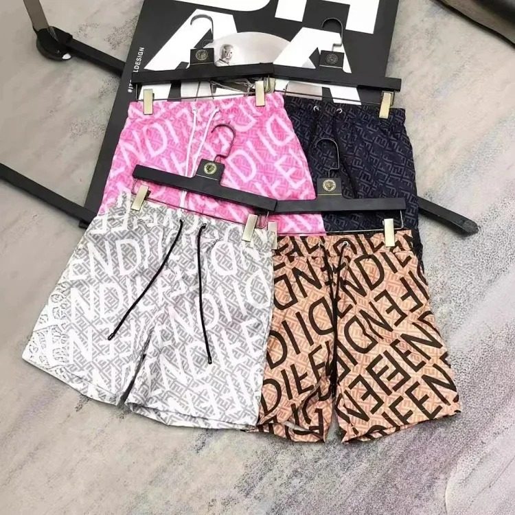 Printed beach trousers